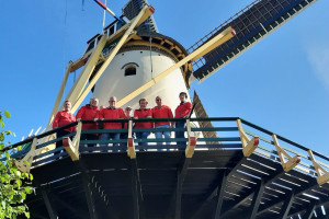 PvdA Nissewaard bezoekt Molen de Arend in Zuidland