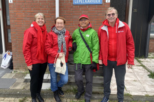 PvdA op campagne in De Hoek