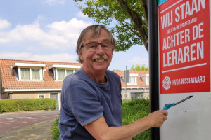 PvdA Nissewaard plakt voor het onderwijs