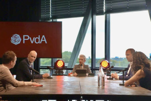 PvdA fractievoorzitter Kieboom in gesprek met Lodewijk Asscher en Ernst Kuipers  