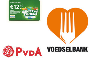PvdA Nissewaard zamelt Postcodeloterijkaarten in voor de Voedselbank